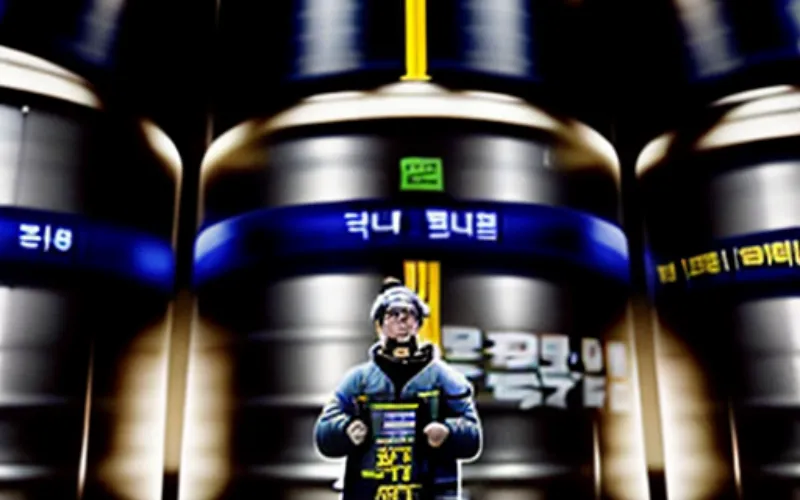두산에너빌리티의 장기렌트 승계 관련 재무 데이터를 검토하는 전문가의 모습과 후방에 보이는 현대적인 산업 시설