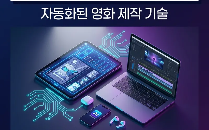 AI 영화 제작 - AI로 생성된 다양한 영화 장면들