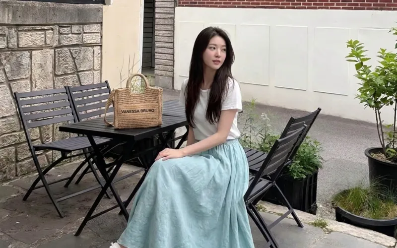 여름 스커트 실사용 모습