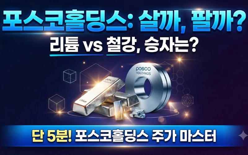 포스코홀딩스, 2026년 8월이 기대되는 이유! 미래 가치와 투자 전략 분석